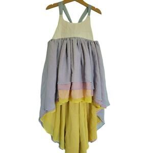 Pleiades Designs Hi-low Chiffon Dress